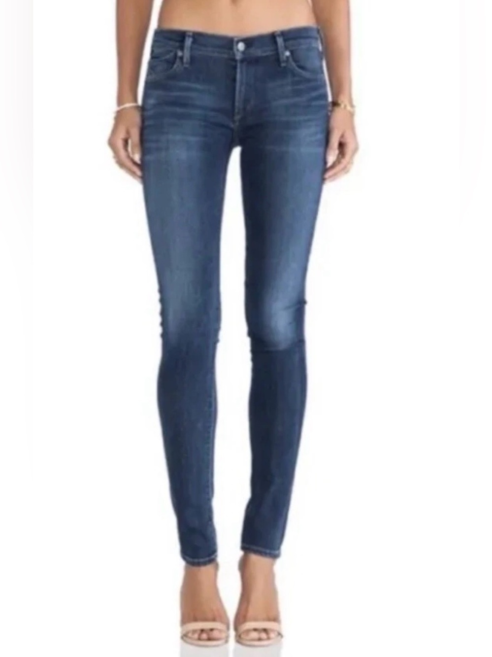 Citizens of Humanity COH Avedon Low Rise Skinny Leg Jeans Med Blue Wash Size 25